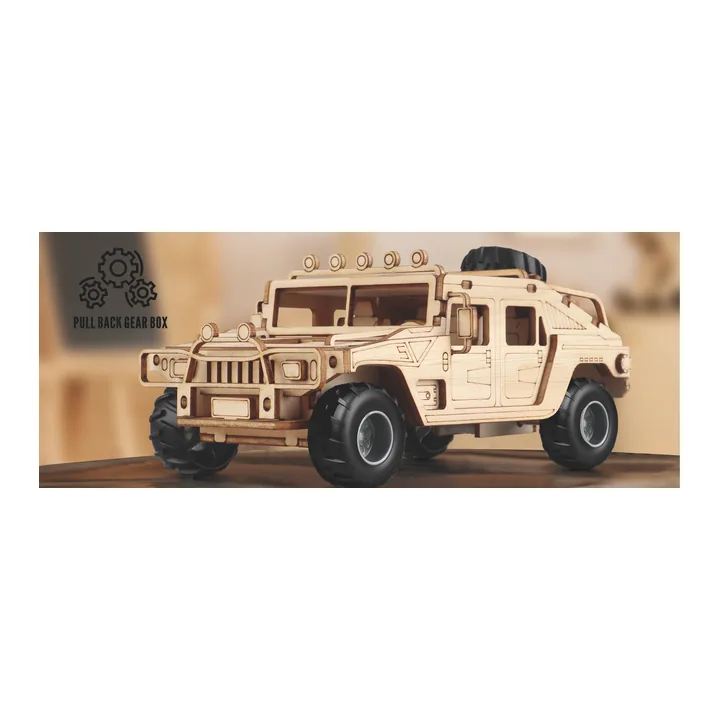 Wooden Off-road Assembly Model